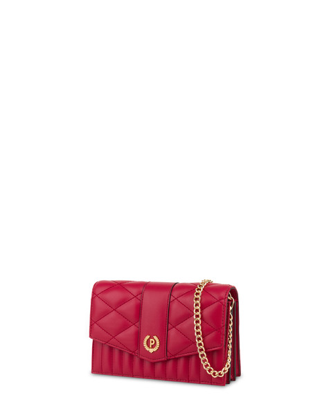 Pochette Matelassé con specchietto ROSSO