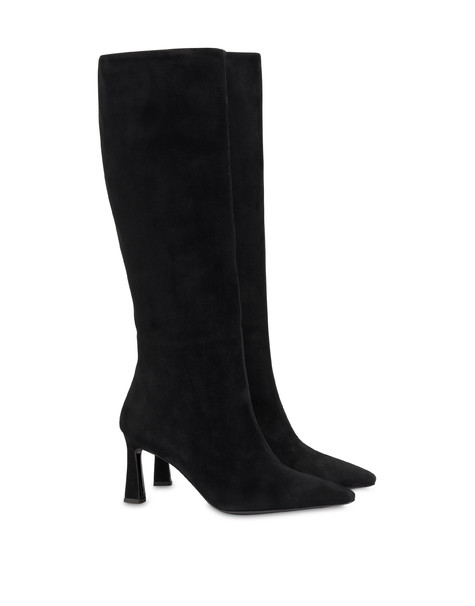 Sissi suede boots BLACK