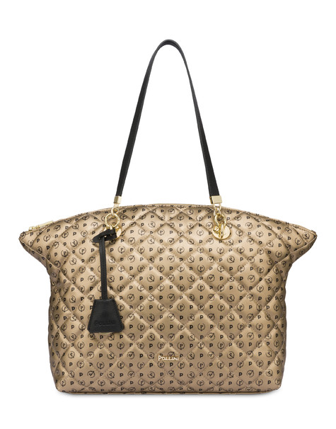 Heritage Matelassé Tote Bag Gold/black