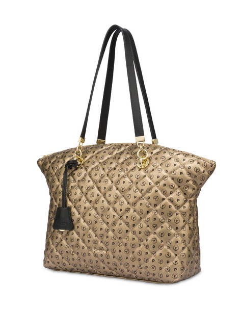 Heritage Matelassé Tote Bag Gold/black