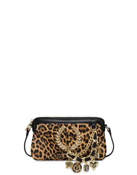 Borsa a tracolla leopardata Charm Evolution LEOPARDO/NERO
