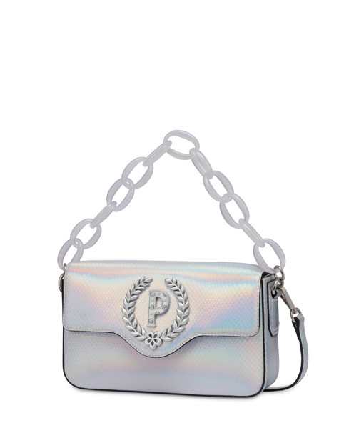 Candy bag iridescente con maxi catena MERMAID