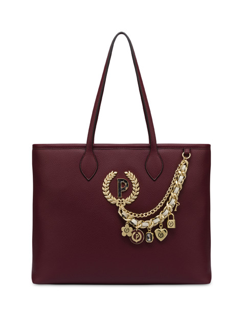 Tote bag Charm Evolution BORDEAUX/AVORIO
