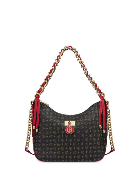 Hobo bag Heritage Logo Classic NERO/LACCA