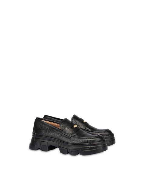Royal Penny calfskin moccasins BLACK
