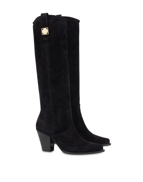 Texas Flair split leather boot BLACK