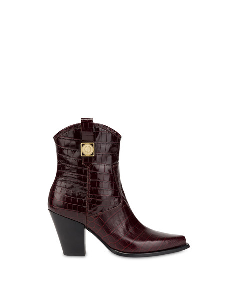 Texas Flair Crocodile Print Boot RIBES