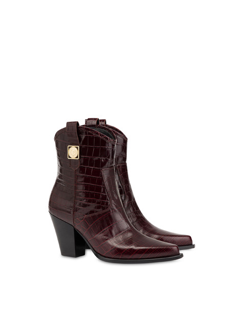 Texas Flair Crocodile Print Boot RIBES