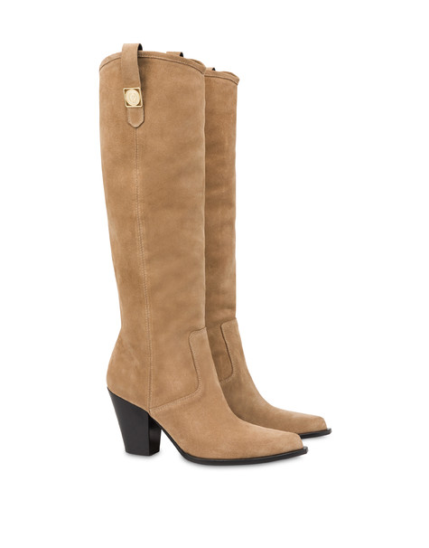 Texas Flair split leather boot FAWN