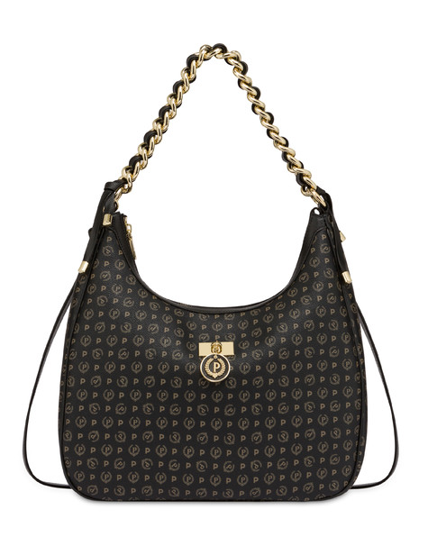Hobo bag Heritage Logo Classic NERO/NERO