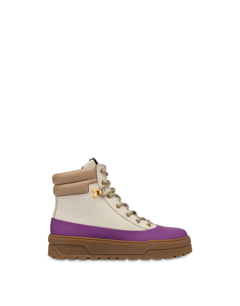 Pollini Ice Cracker pedula in nubuck and rubberized MOON/IRIS