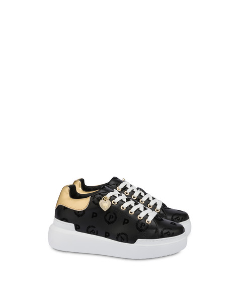 Heritage Flock Charm Sneakers BLACK/BLACK