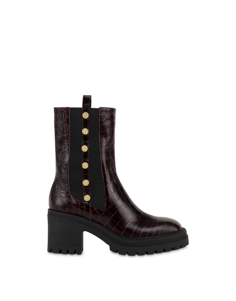 Beatles in Royal Penny crocodile print calfskin RIBES