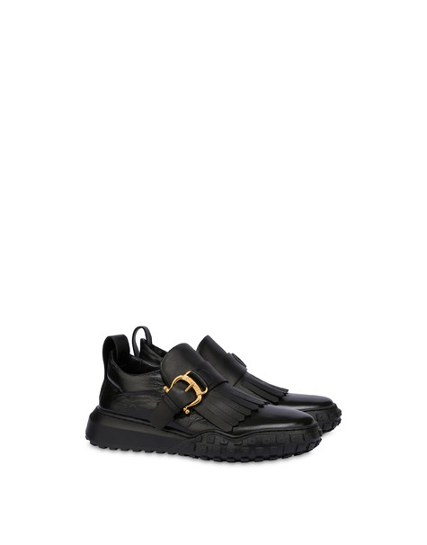 Slip-on sneakers in vitello Run About NERO