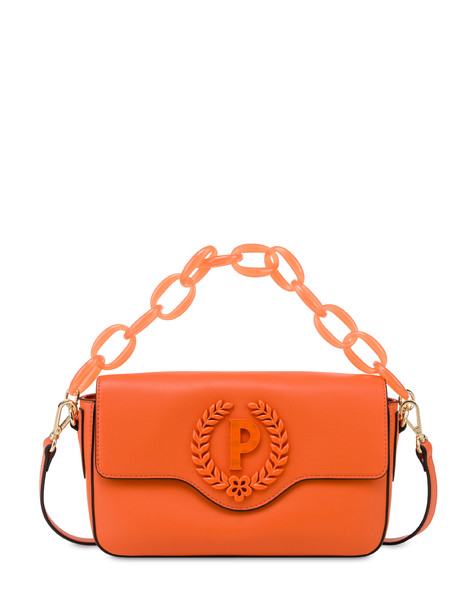 Candy bag con maxi catena ARANCIO