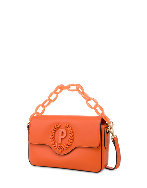 Candy bag with oversized chain ORANGE