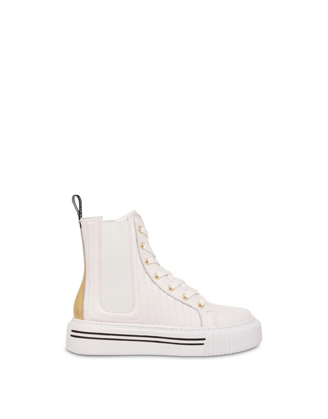 High sneakers matelassè con elastici Doona LUNA/ORO