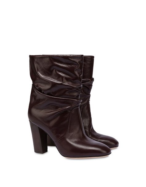 Cuddle patent leather ankle boots BORDEAUX