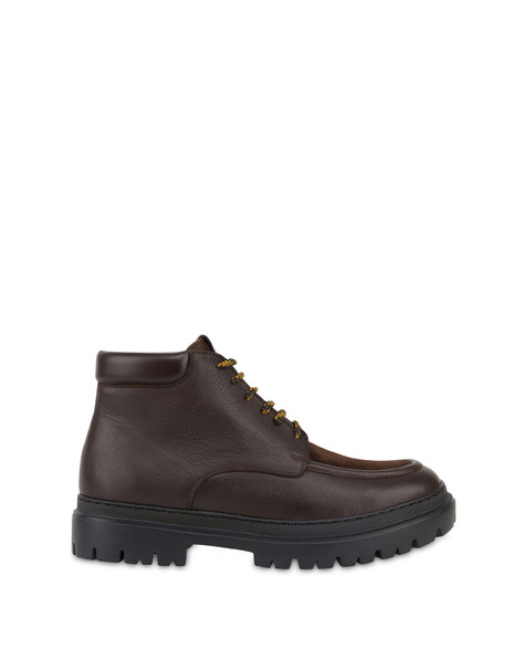 Helton calfskin ankle boots DARK BROWN/DARK BROWN