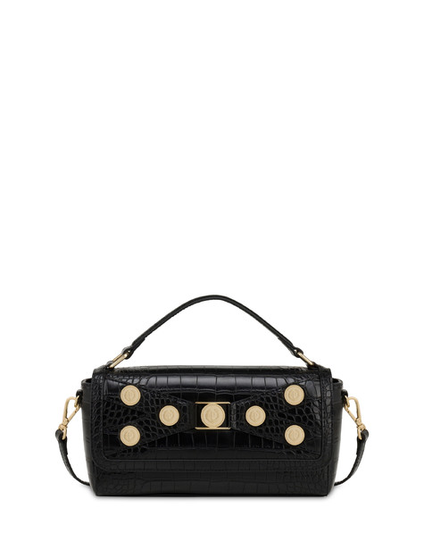 Borsa a mano stampa cocco Royal Penny NERO