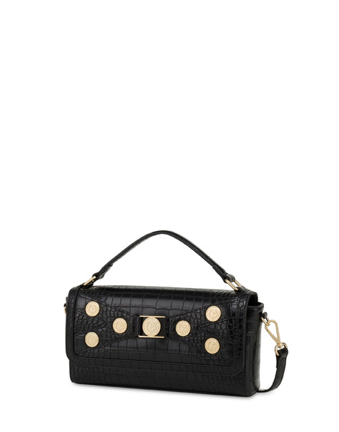 Borsa a mano stampa cocco Royal Penny NERO