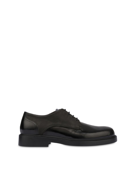 Newburgh calfskin and nubuck derbies BLACK/GREY