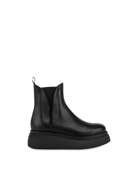 Wily beatles in calf leather BLACK
