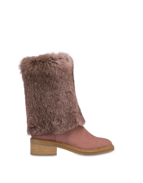 Stivaletti in nabuk e lapin Comfy Urban LOTO/LOTO