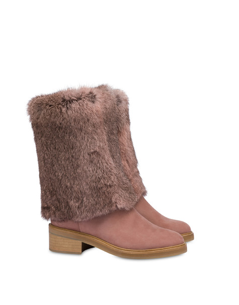 Stivaletti in nabuk e lapin Comfy Urban LOTO/LOTO
