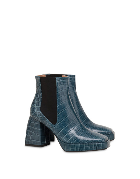 Stivaletti in vitello stampa cocco Autumn Beat FROZEN