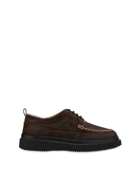 Scarpe stringate in nabuk lavato Convy T.MORO