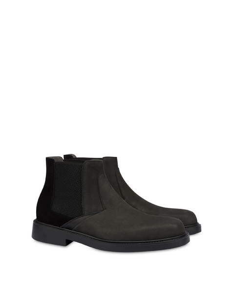 Beatles in nabuk e vitello Newburgh GRIGIO/NERO/NERO