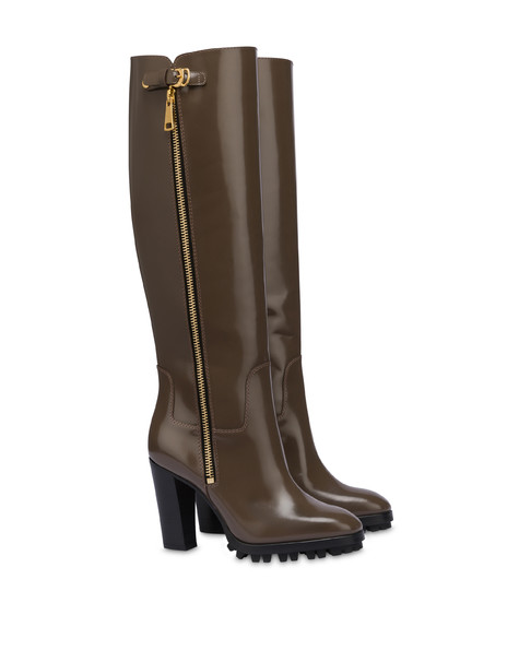 Stivale in vitello Ride TAUPE