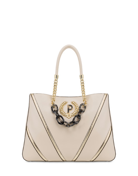 Borsa doppio manico Woman In Gold AVORIO/ORO