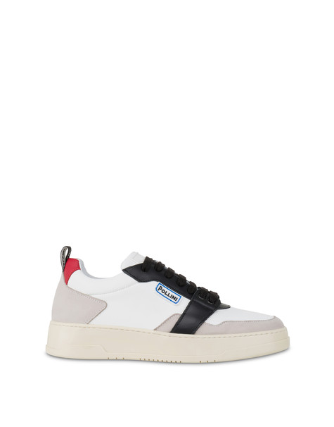 Sneakers in vitello Bourton BIANCO/PERLA/NERO/ROSSO