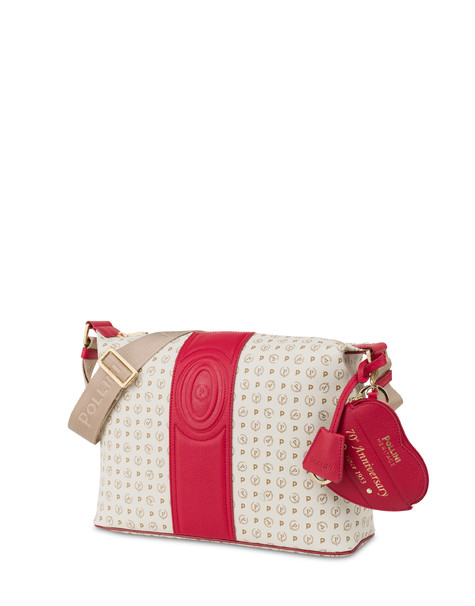Heritage 70th Anniversary Shoulder Bag IVORY/RED