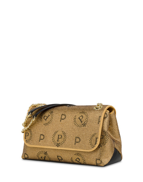 Borsa a spalla Heritage Xmas ORO/NERO