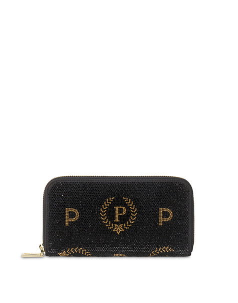Portafoglio con zip Heritage Xmas NERO/NERO