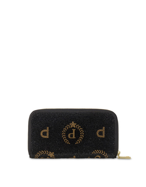 Portafoglio con zip Heritage Xmas NERO/NERO