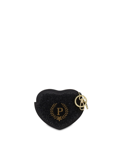 Portamonete a cuore Heritage Xmas NERO/NERO