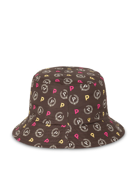 Reversible nylon hat BROWN
