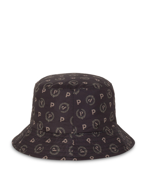 Reversible nylon hat BLACK