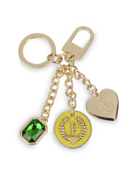 Portachiavi con charm ORO/LIME/LIME