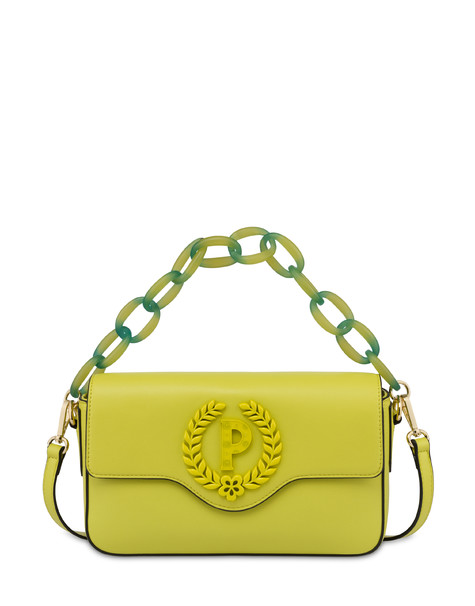 Candy bag with oversized semi-transparent chain LIME