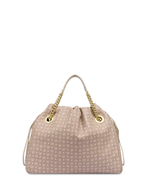 Heritage Soft Touch PVC bucket bag BEIGE/IVORY