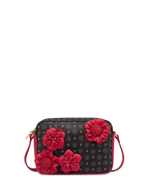 Heritage Flowers Small Camera Bag Black/red