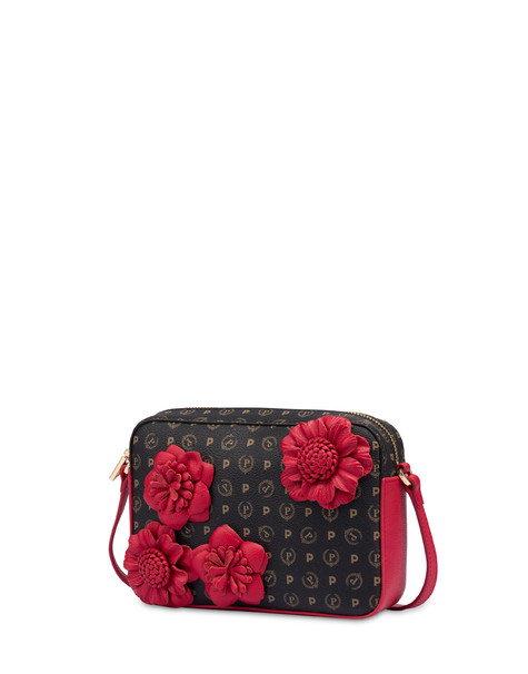 Heritage Flowers Small Camera Bag Black/red