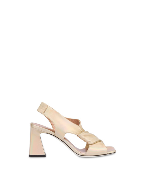 Oasis iridescent Nappa leather sandals SAND