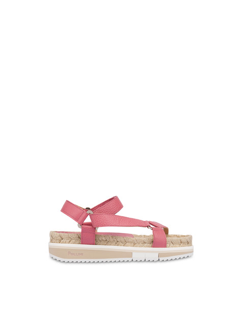 Flower Garden calfskin fussbett sandals PEONY