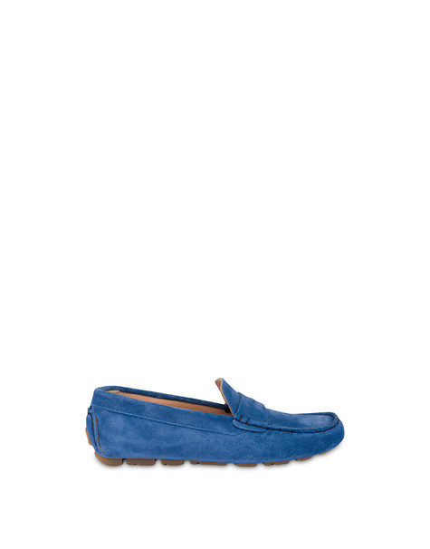 Eazy split-leather driving loafers POOL